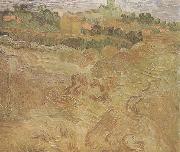 Vincent Van Gogh Wheat Fields with Auvers in the Background (nn04) oil painting on canvas
